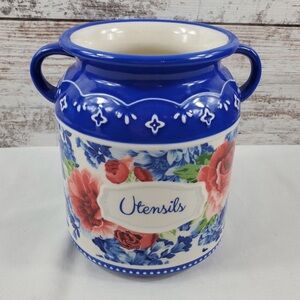 Pioneer Woman Heritage Floral Utensil Holder